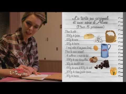 Video La tarte aux noix et au caramel d'Aline