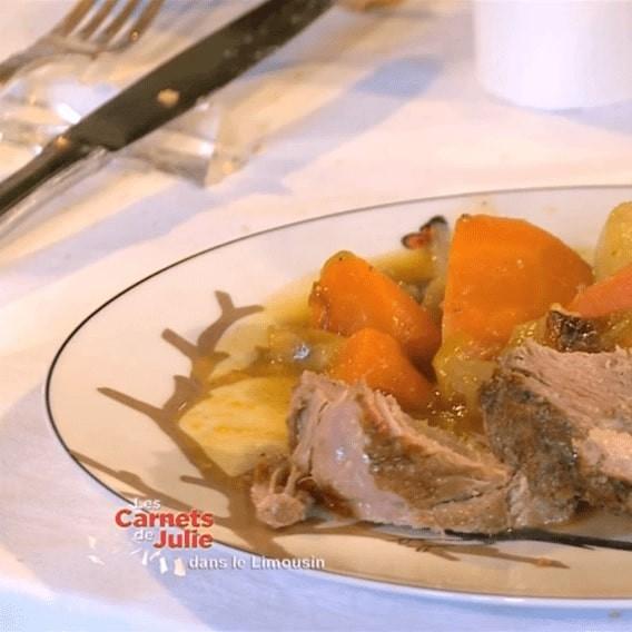 Le rôti de porc cul noir aux légumes de saison de Cécile