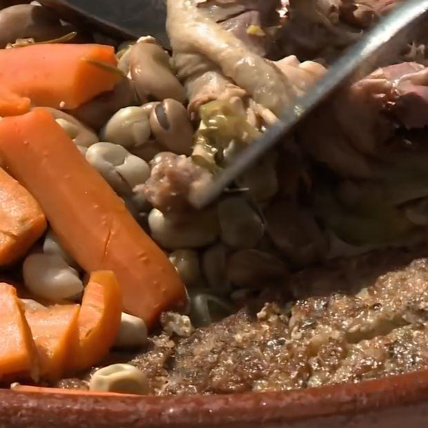 Soupe aux confits aux fèves de Françoise