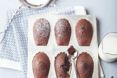 Madeleines au chocolat, cœur coulant