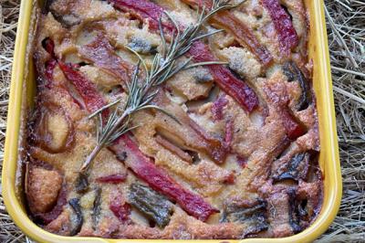 Clafoutis de poivrons multicolores