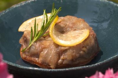 Tarte tatin aux artichauts du chef François Pinat