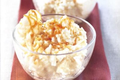 Riz au lait au four