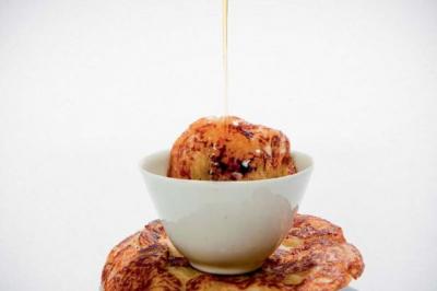 Boxty pancakes caramélisés au sirop d'érable