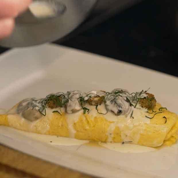 Omelette aux huîtres d’Antoine Westermann