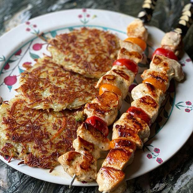 Galettes de pommes de terre à la plancha