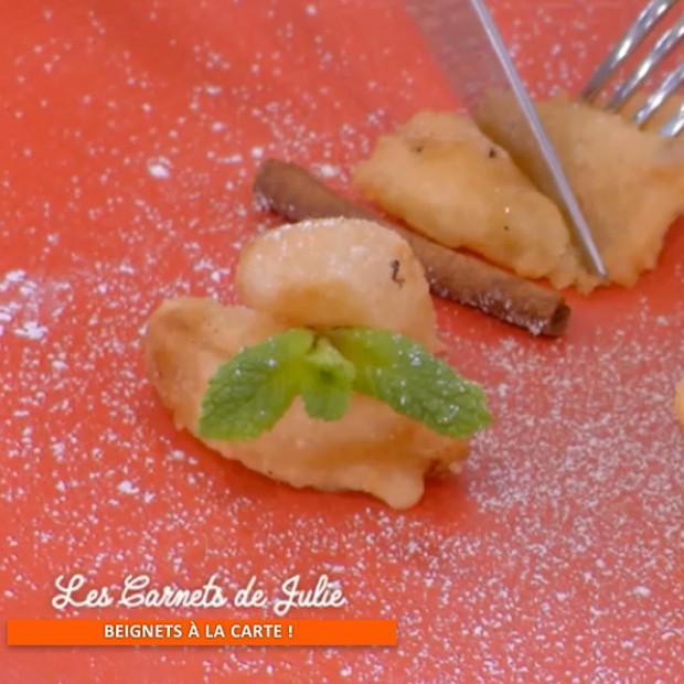 Beignets aux pommes et beignets glacés de Thierry Marx