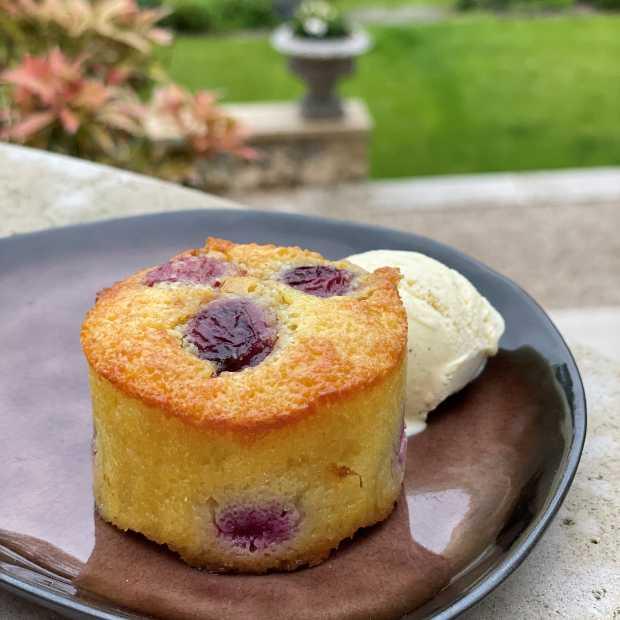 Clafoutis aux cerises et amandes