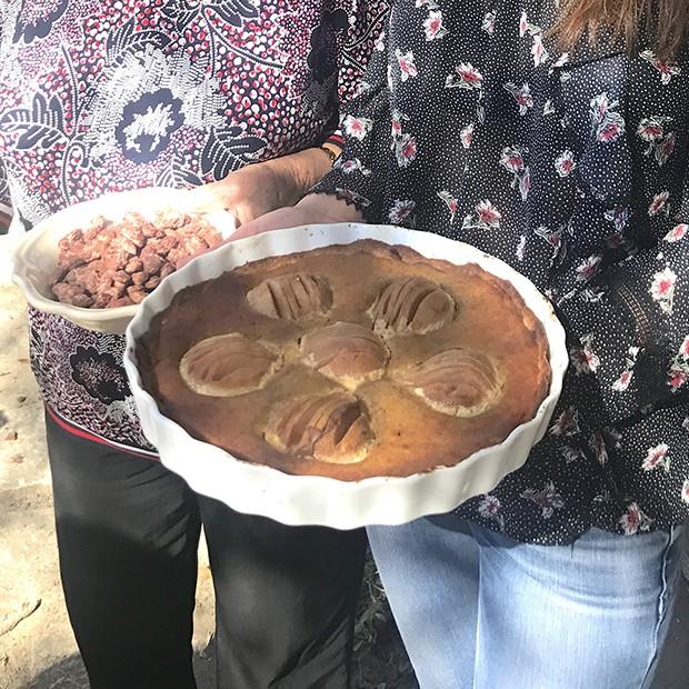 Tarte amandine aux poires de Pauline et Marthe