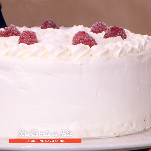 Vacherin vanille et framboise de Nicolas