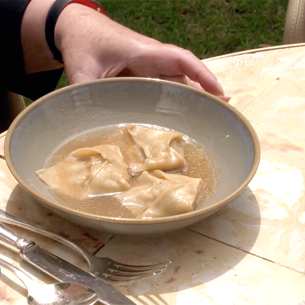 Agnolotti à la graine de Paradis de Didier Clément