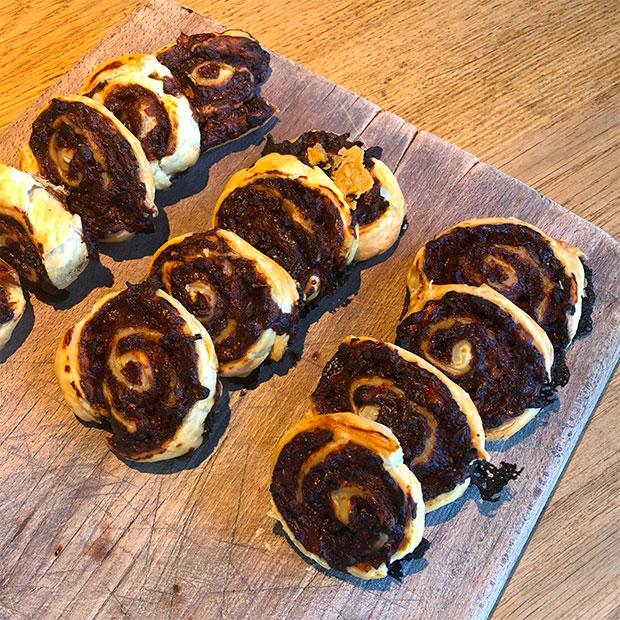 Les biscuits apéritifs à la chicorée d’Agnès