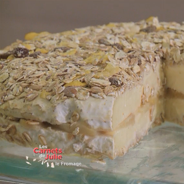 Brie de Melun  au muesli du Chef Jean-Charles Karmann