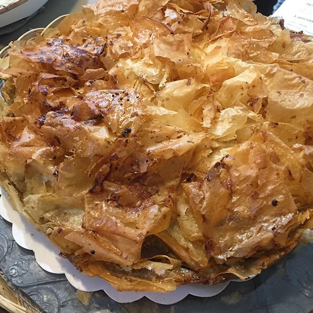 Croustade aux pommes et au foie gras d’Isabelle