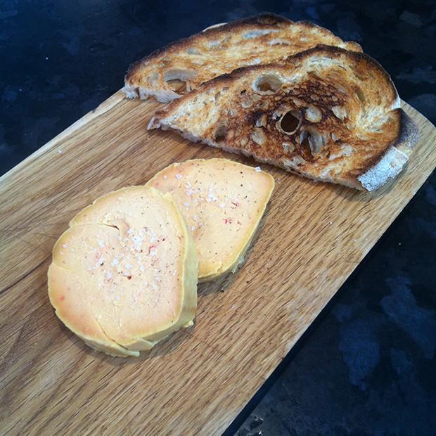 Foie gras cuit-cru au sel Foie gras cuit-cru au sel