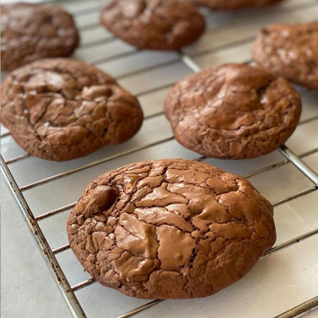 Macarons au chocolat sans amande