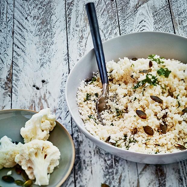 Salade de chou-fleur aux graines de courge