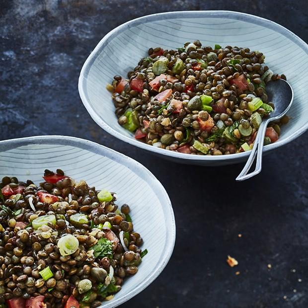 Salade de lentilles à la grecque