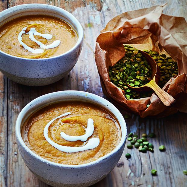 Soupe de pois cassés à la patate douce