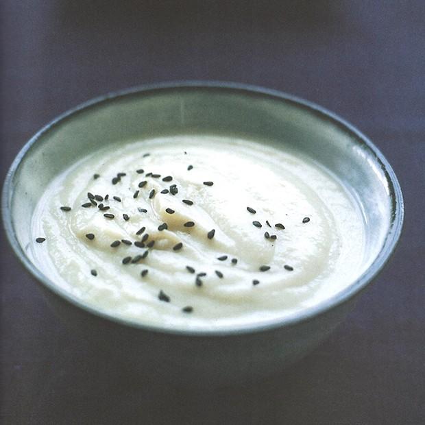 Vichyssoise de chou-fleur au miel