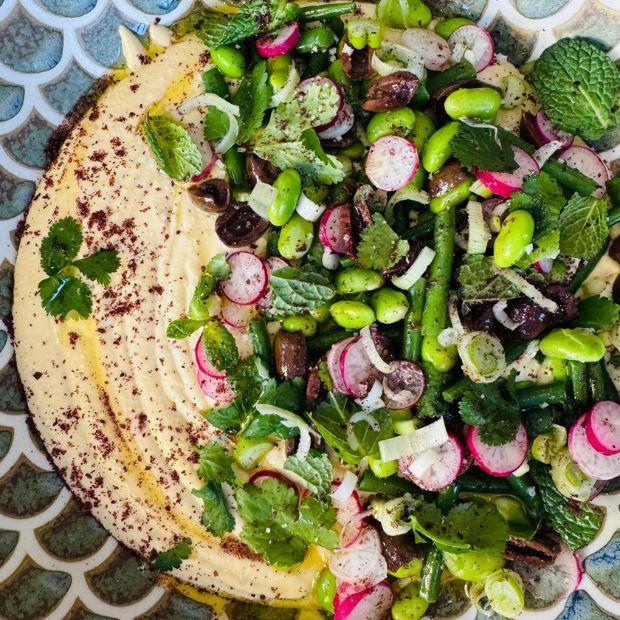 Houmous au lait d'amande