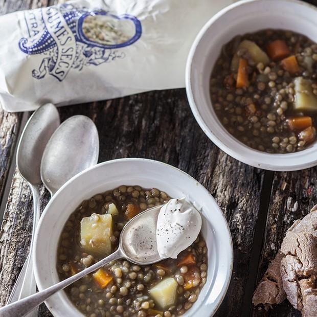 La soupe aux lentilles de Francine 