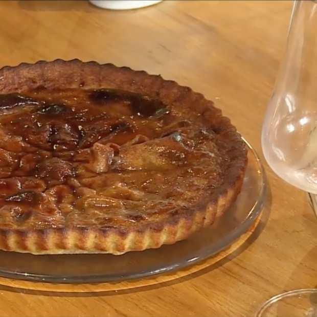 La tarte semoule-cassis de François 