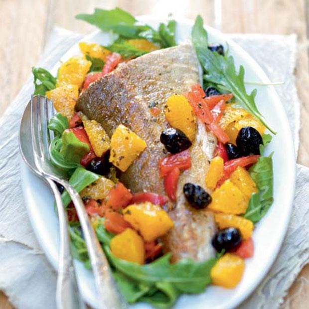 CABILLAUD SAUCE VIERGE À L'ORANGE CABILLAUD SAUCE VIERGE À L'ORANGE