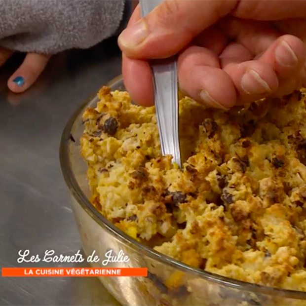 Crumble de courge buttercup de Gilles