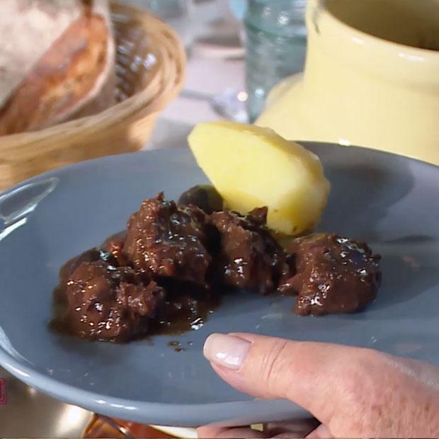 Daube de bœuf aux olives noires de Jacqueline