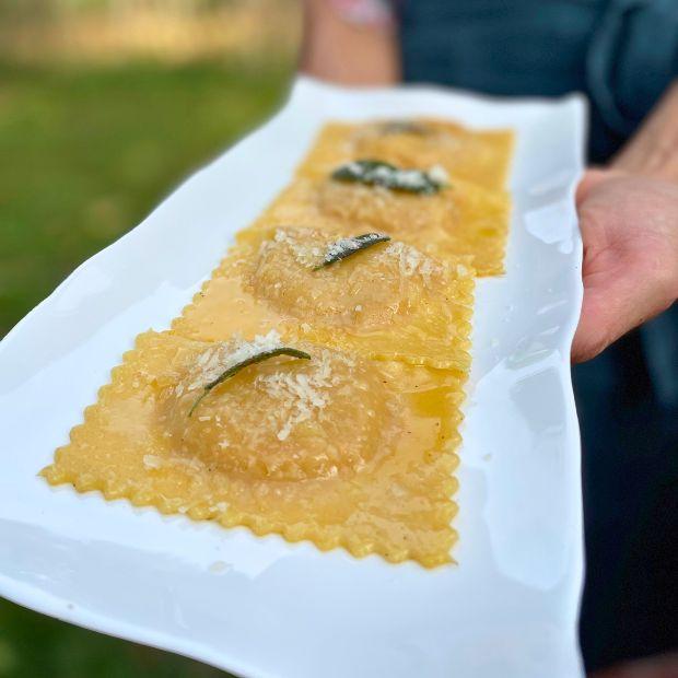 Raviolis "alla zucca" de Julie