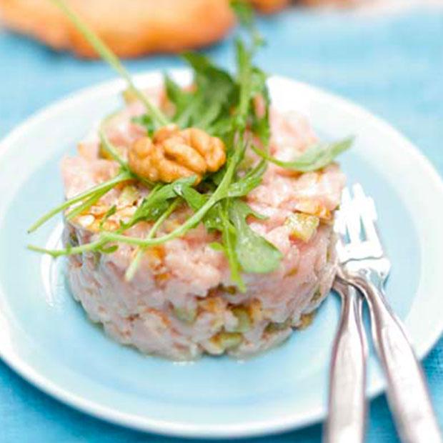 Tartare de veau aux noix