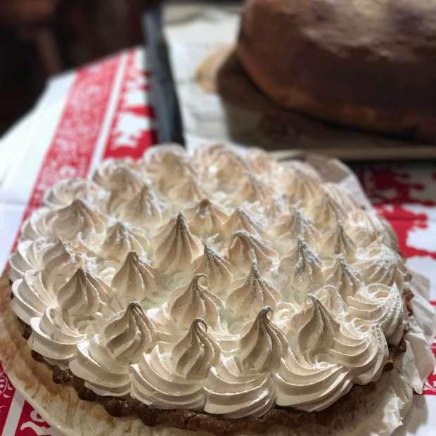 Tarte à la rhubarbe meringuée de Christine Ferber