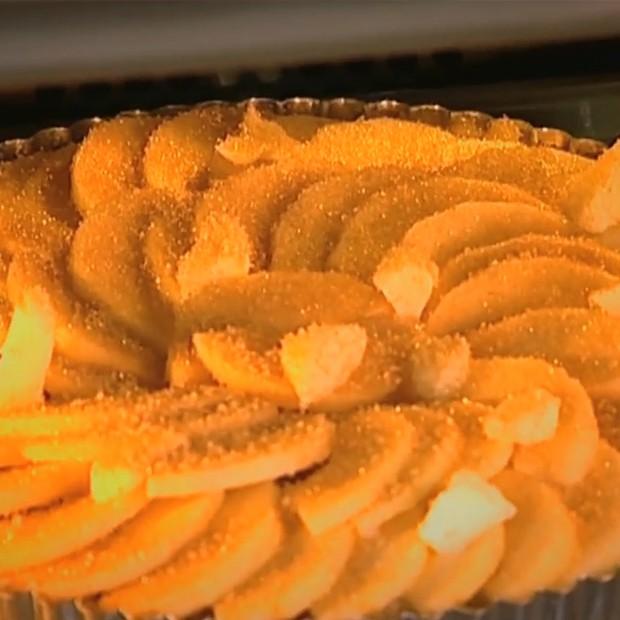 Une tarte aux pommes bien croustillante