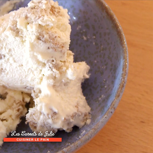 Glace au pain de Caroline - Recette facile et originale