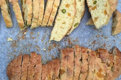 Biscottis aux pistaches et abricots