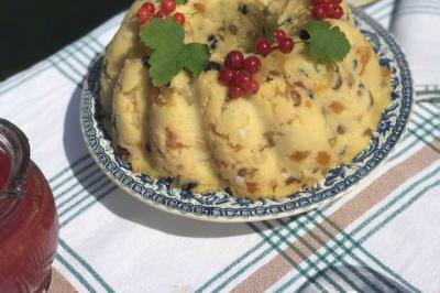  Le pudding blanc à la confiture et au rhum de Sido par Isabelle 