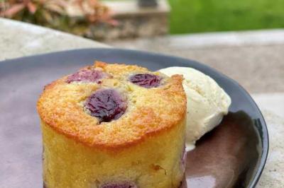 Clafoutis aux cerises et amandes