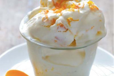 Crème glacée à l'orange