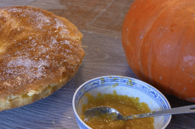 Fouace cantalienne et confiture de potiron de Marie-Antoinette