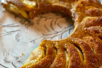 Gâteau aux pommes caramélisées