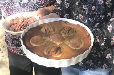 Tarte amandine aux poires de Pauline et Marthe