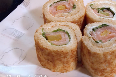 Bread-Maki cru au saumon de Thierry Marx