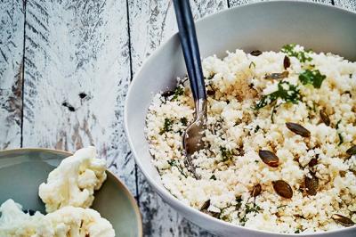 Salade de chou-fleur aux graines de courge