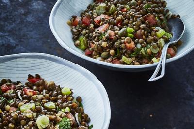 Salade de lentilles à la grecque