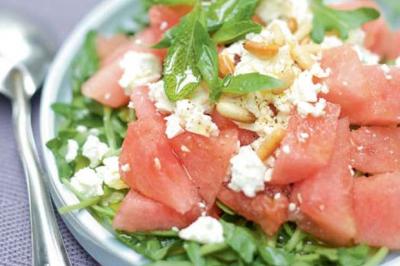 Salade de pastèque à la feta