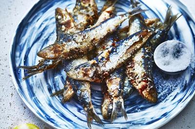 Sardines frites à la portugaise