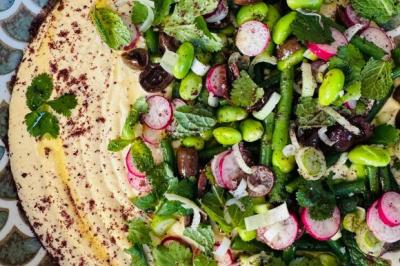 Houmous au lait d'amande