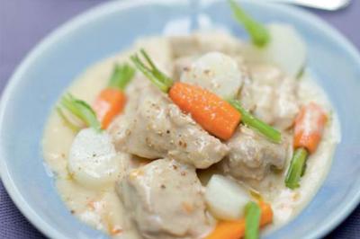 Blanquette de veau aux petits légumes