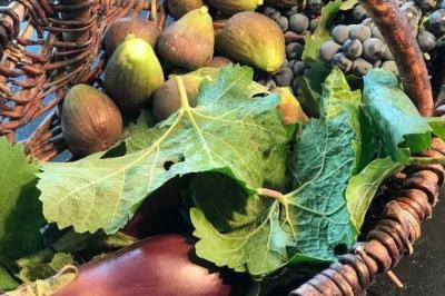 Cailles rôties en feuille de vigne de Vincent Simon